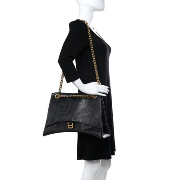 LARGE BALENCIAGA CRUSH BAG - Picture 1 of 4